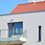 Lumux WS250 Wall Sconce on a Building